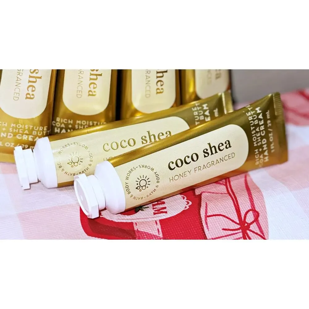 Bath & Body Works 1 fl oz Hand Cream Coco Shea Honey Fragranced 6 pcs